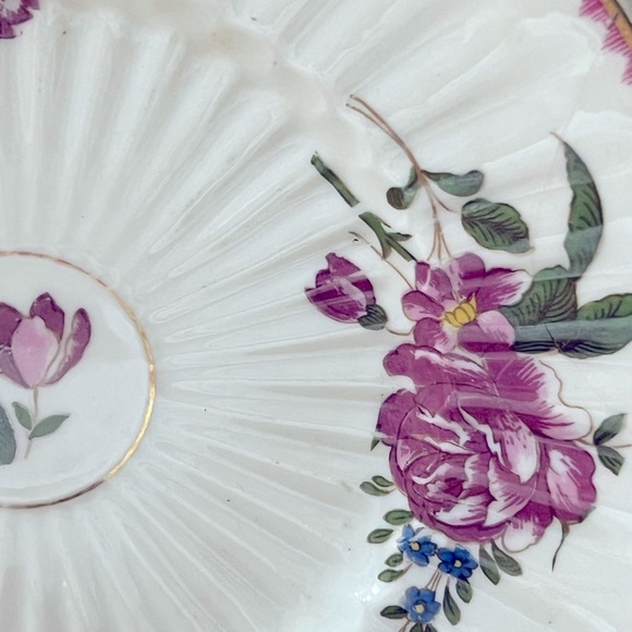 Set of 4 LIMOGES France AA. Lanternier Limoges 4 Salad 7” Plates. - Picture 3 of 11